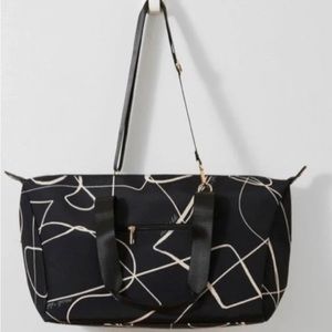 Signature Abstract Print Weekender Bag